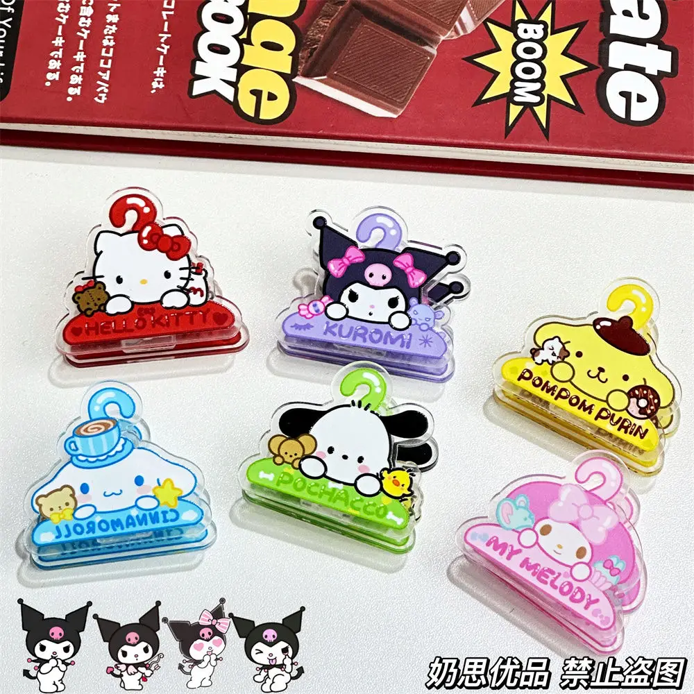 6Pcs/set Reusable Bag Clip for Snack Bread Fruit Storage Wrap CRAYON Acrylic Binder Clip Page Holder Paper Clip Cartoon PP Clips
6Pcs/set Reusable Bag Clip for Snack Bread Fruit Storage Wrap CRAYON Acrylic Binder Clip Page Holder Paper Clip Cartoon PP Clips
