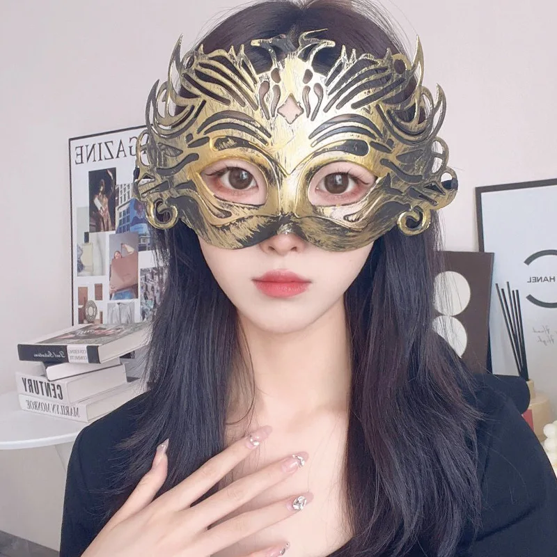 Men's and Women's Half-face Antique Mask Halloween Photography COS Bar KTV Sexy Fashion Props Retro Decorative Party Mask
Men's and Women's Half-face Antique Mask Halloween Photography COS Bar KTV Sexy Fashion Props Retro Decorative Party Mask
