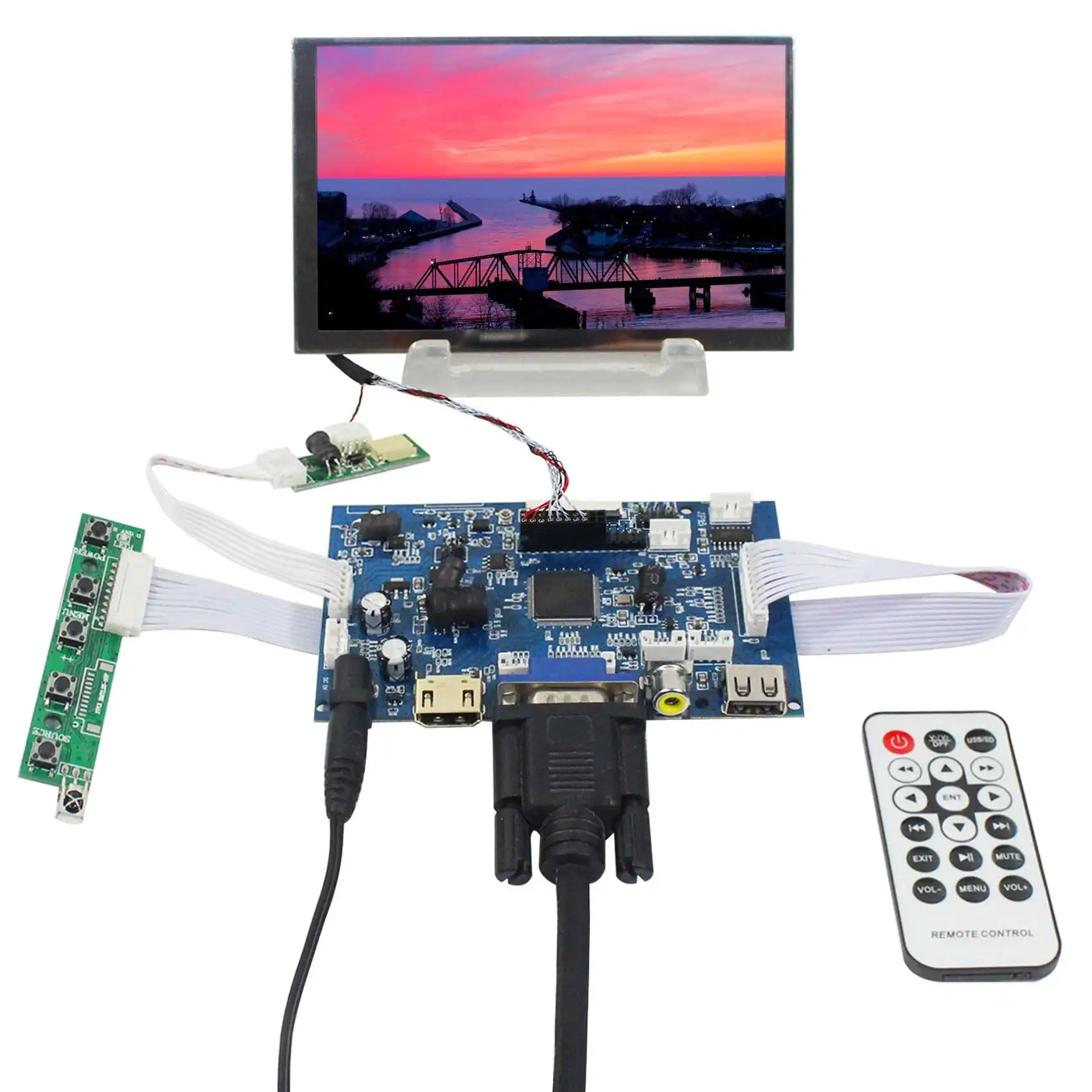 Auto Brighness HD MI LCD Controller Board 5.6 in LTD056ET3A 1024X600 LCD Screen
Auto Brighness HD MI LCD Controller Board 5.6 in LTD056ET3A 1024X600 LCD Screen