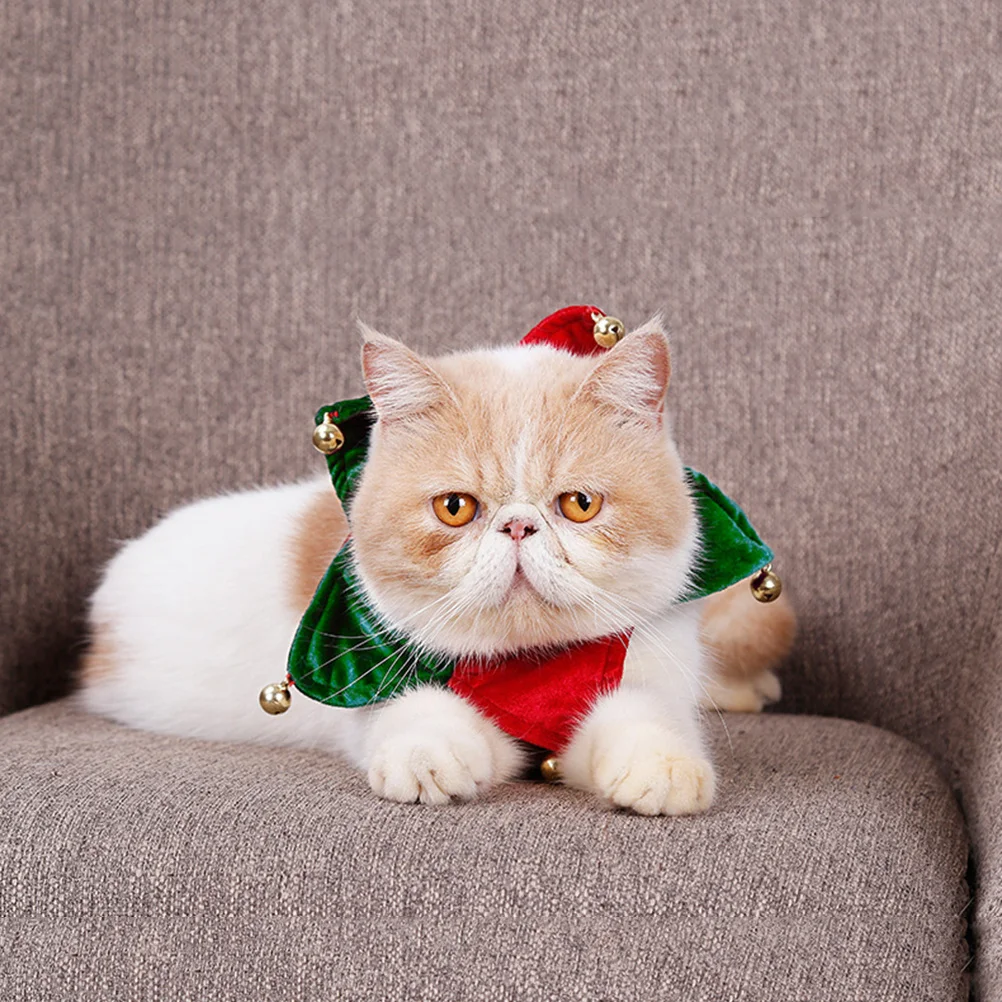 Pet Scarf Christmas Neckerchief Triangle The Cat Bell for Conspicuous Accessories
Pet Scarf Christmas Neckerchief Triangle The Cat Bell for Conspicuous Accessories