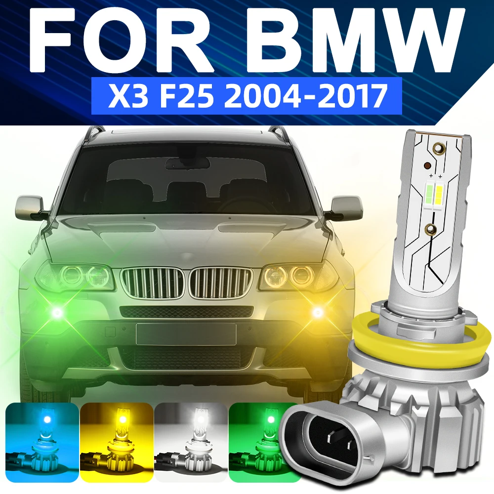 Двухцветные светодиодные противотуманные фары для BMW X3 F25 E83, аксессуары, передняя светодиодная противотуманная фара 2004-2010 2011 2012 2013 2014 2015 2016 2017
Двухцветные светодиодные противотуманные фары для BMW X3 F25 E83, аксессуары, передняя светодиодная противотуманная фара 2004-2010 2011 2012 2013 2014 2015 2016 2017