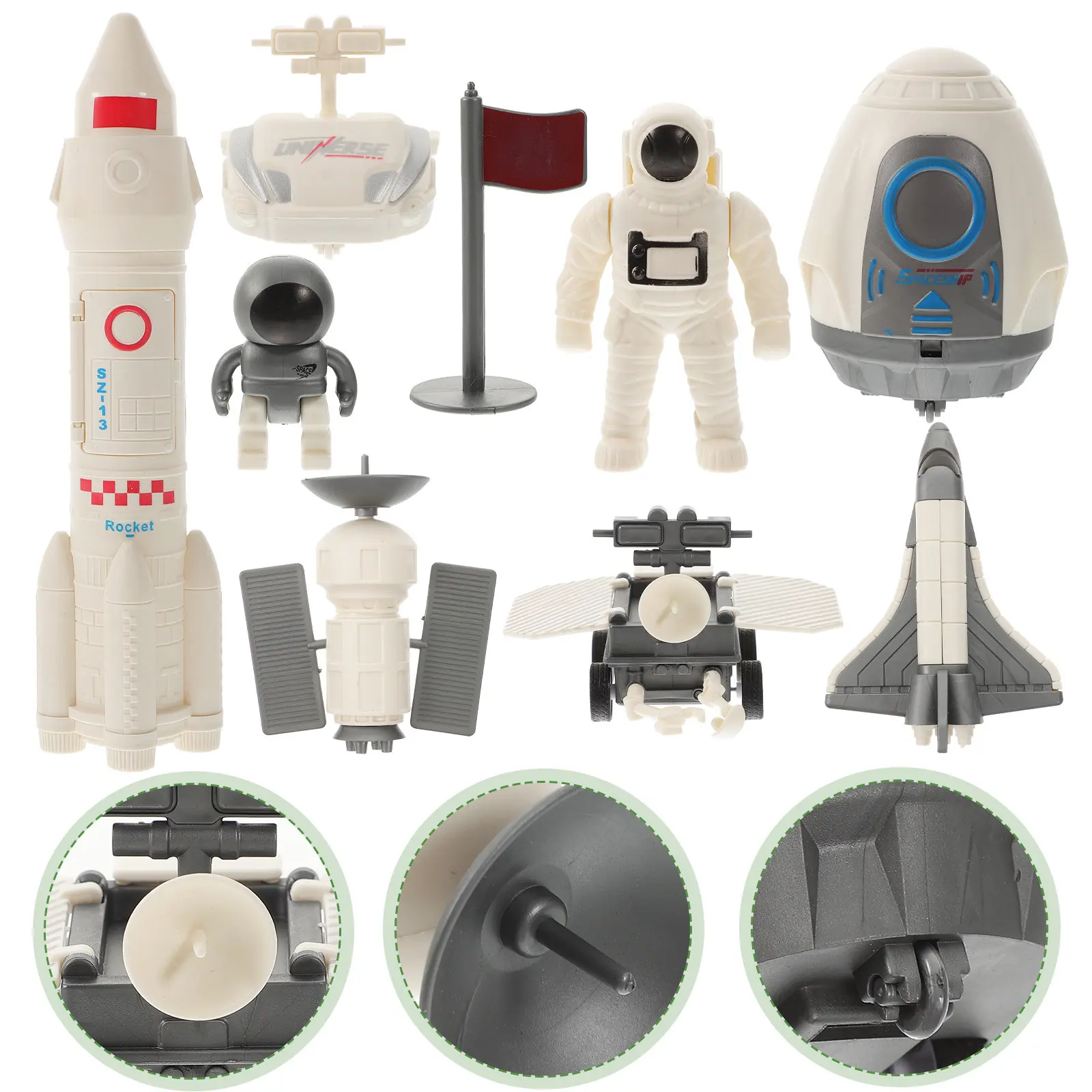 1Set Space Exploration Corps Educational Space Learning Kit Funny Rockets Spaceship Astronaut Creativity Boys Kids Play
1Set Space Exploration Corps Educational Space Learning Kit Funny Rockets Spaceship Astronaut Creativity Boys Kids Play