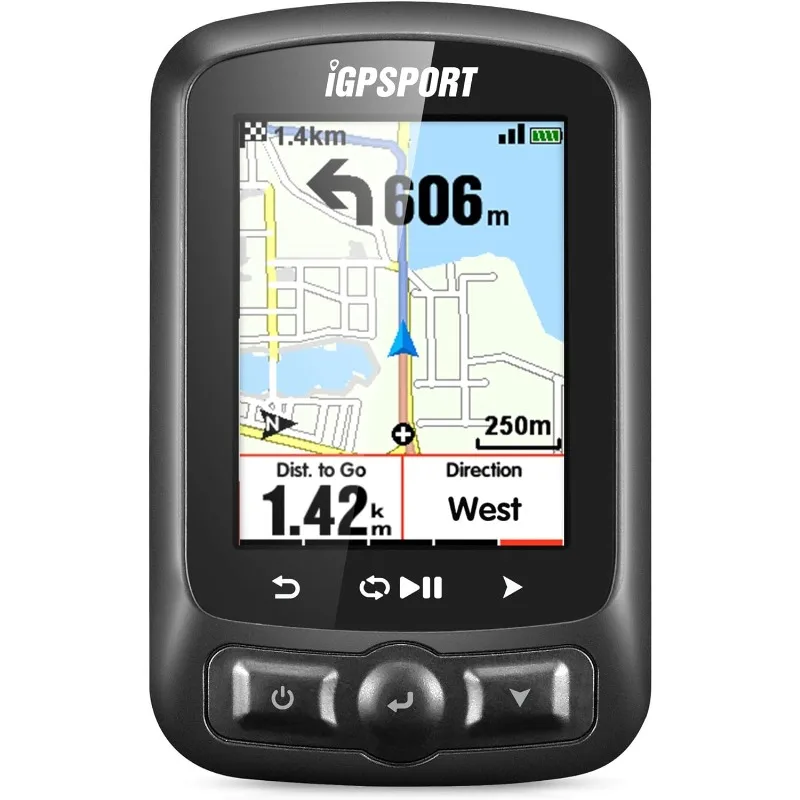 iGPSPORT iGS620 GPS велосипедный компьютер, совместимый с беспроводным велосипедным компьютером ANT + SMS и уведомлением о вызове Карта навигации
iGPSPORT iGS620 GPS велосипедный компьютер, совместимый с беспроводным велосипедным компьютером ANT + SMS и уведомлением о вызове Карта навигации