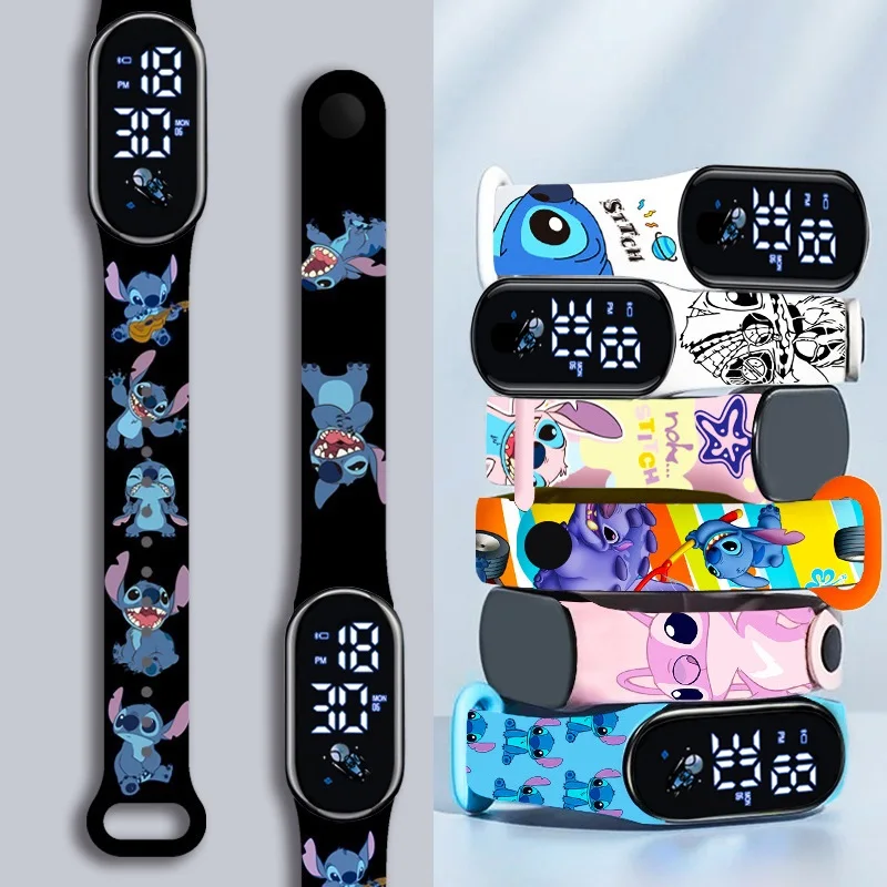 Disney Stitch Children Watches Girls Waterproof Sport Touch Screen Watch for Women Waterproof Digital Clock Bracelet Gifts
Disney Stitch Children Watches Girls Waterproof Sport Touch Screen Watch for Women Waterproof Digital Clock Bracelet Gifts