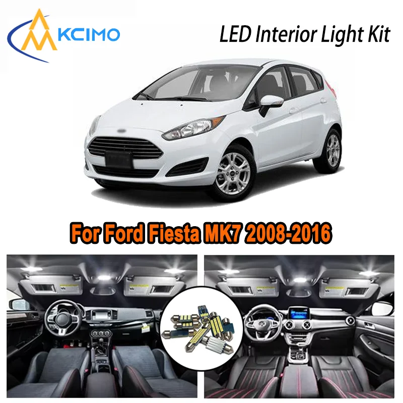 For Ford Fiesta MK7 2008-2016 2009 2010 2011 2012 2013 2014 LED Interior Dome Map Trunk Light Kit Car Led Lamps Canbus No Error
For Ford Fiesta MK7 2008-2016 2009 2010 2011 2012 2013 2014 LED Interior Dome Map Trunk Light Kit Car Led Lamps Canbus No Error