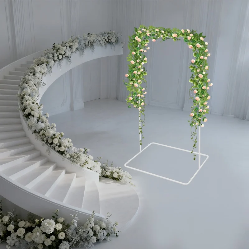 White Rectangular Wedding Backdrop Stand 41.33×78.74inch Heavy Duty Iron Arch Frame 11.02lbs Load Bearing High-Temperature Baking Paint Rustproof Stable Stand for Wedding Birthday Graduation Photo Booth Flower Balloon Decor
White Rectangular Wedding Backdrop Stand 41.33×78.74inch Heavy Duty Iron Arch Frame 11.02lbs Load Bearing High-Temperature Baking Paint Rustproof Stable Stand for Wedding Birthday Graduation Photo Booth Flower Balloon Decor
