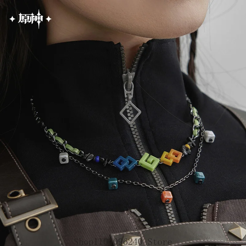 MiHoYo Official Original Genshin Impact Kinich Theme Impression Serie Double layered short necklace Cosplay Game Prrops Gift
MiHoYo Official Original Genshin Impact Kinich Theme Impression Serie Double layered short necklace Cosplay Game Prrops Gift