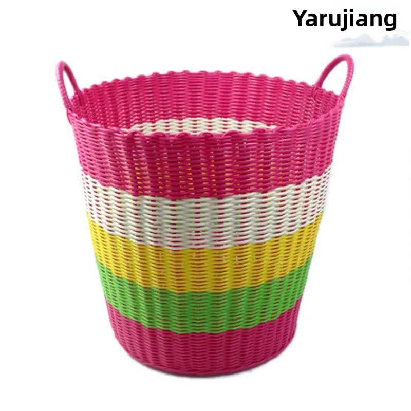 Large Capacity Woven Basket Dirty Clothes Storage Box Handheld Laundry Hamper for Home Organizing Personal Care Supplies
Large Capacity Woven Basket Dirty Clothes Storage Box Handheld Laundry Hamper for Home Organizing Personal Care Supplies
