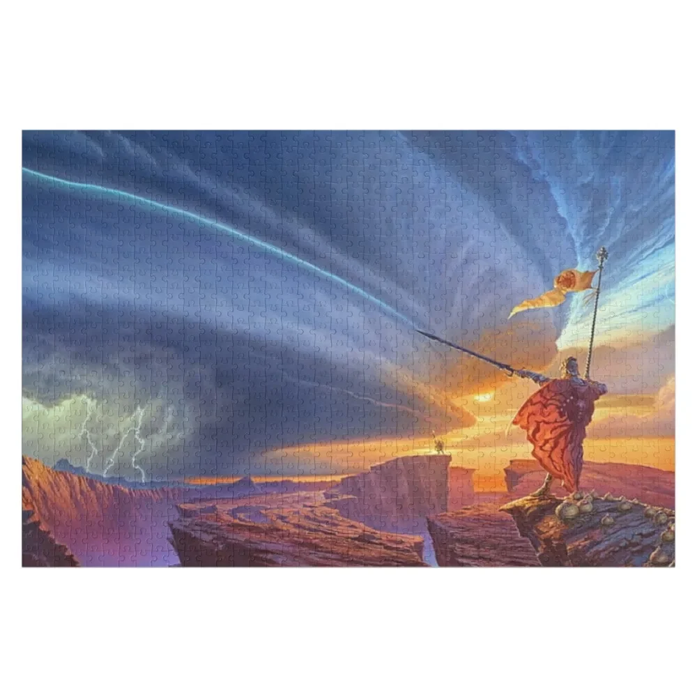 The Way of Kings - Gladiator стоя на вершине скалы головоломки с персонализированной фотографией пользовательский Детский пазл
The Way of Kings - Gladiator стоя на вершине скалы головоломки с персонализированной фотографией пользовательский Детский пазл