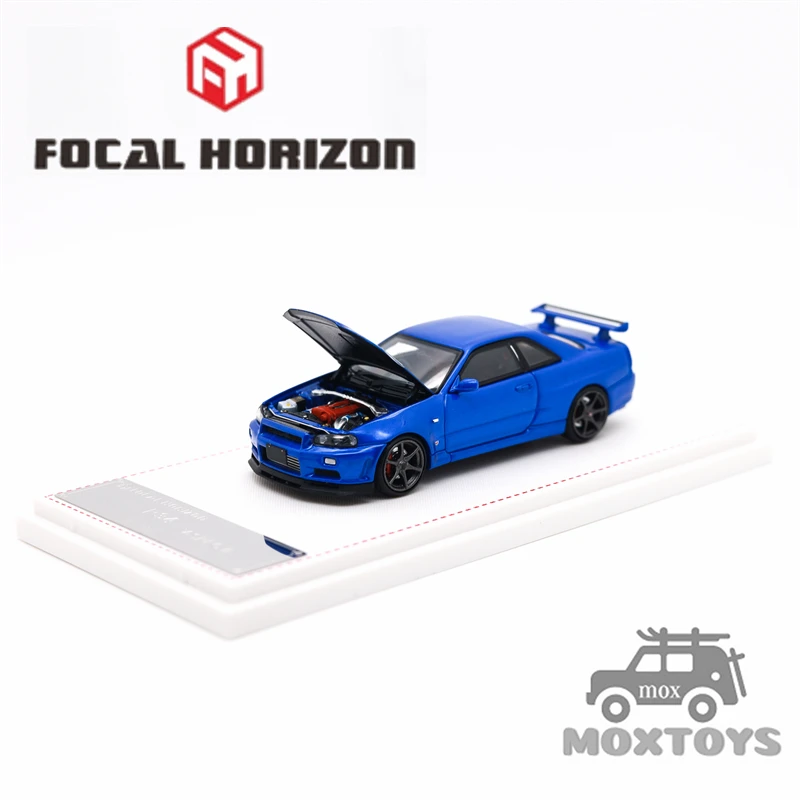 Focal Horizon FH 1:64 Skyline GTR R34 V-SPEC-II Bayside Blue Diecast Model Car
Focal Horizon FH 1:64 Skyline GTR R34 V-SPEC-II Bayside Blue Diecast Model Car