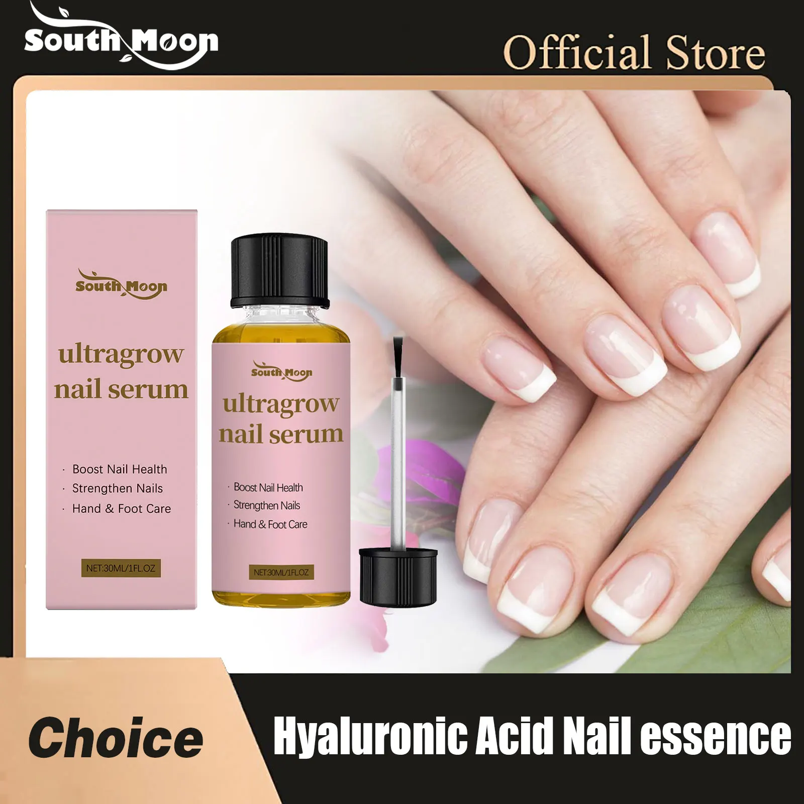South Moon Hyaluronic Acid Nail Essence Repair Damage Reduce Agnail Restoring Cuticle Improve Nutrition Finger Nourishing Oils
South Moon Hyaluronic Acid Nail Essence Repair Damage Reduce Agnail Restoring Cuticle Improve Nutrition Finger Nourishing Oils