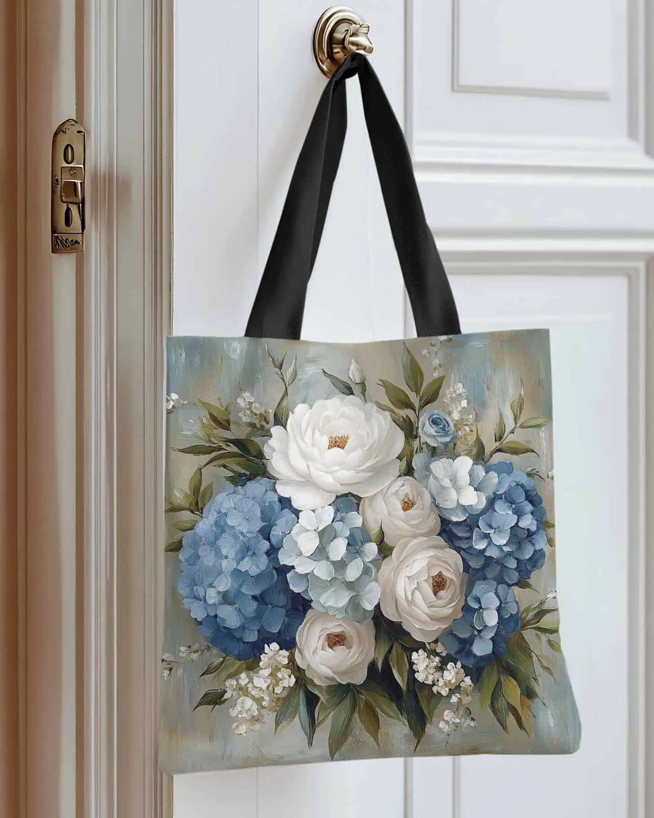 Farm Camellia Hydrangea Flower Canvas Bag Handbag Oxford Cloth Eco Shopping Storage Bag for Home Use
Farm Camellia Hydrangea Flower Canvas Bag Handbag Oxford Cloth Eco Shopping Storage Bag for Home Use