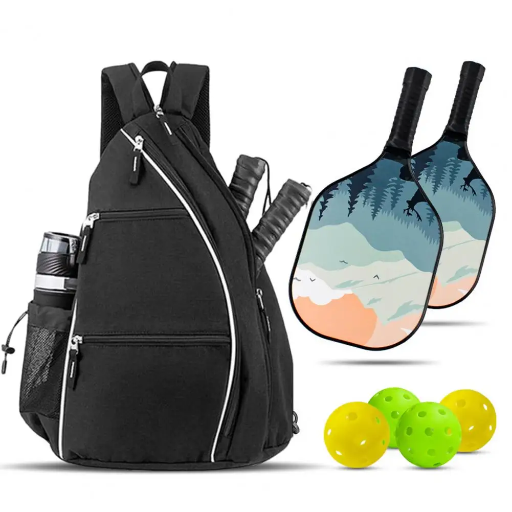 Lightweight Pickleball Paddle Bag Mesh Pocket Adjustable Strap Waterproof Oxford Cloth Badminton Racket Backpack
Lightweight Pickleball Paddle Bag Mesh Pocket Adjustable Strap Waterproof Oxford Cloth Badminton Racket Backpack