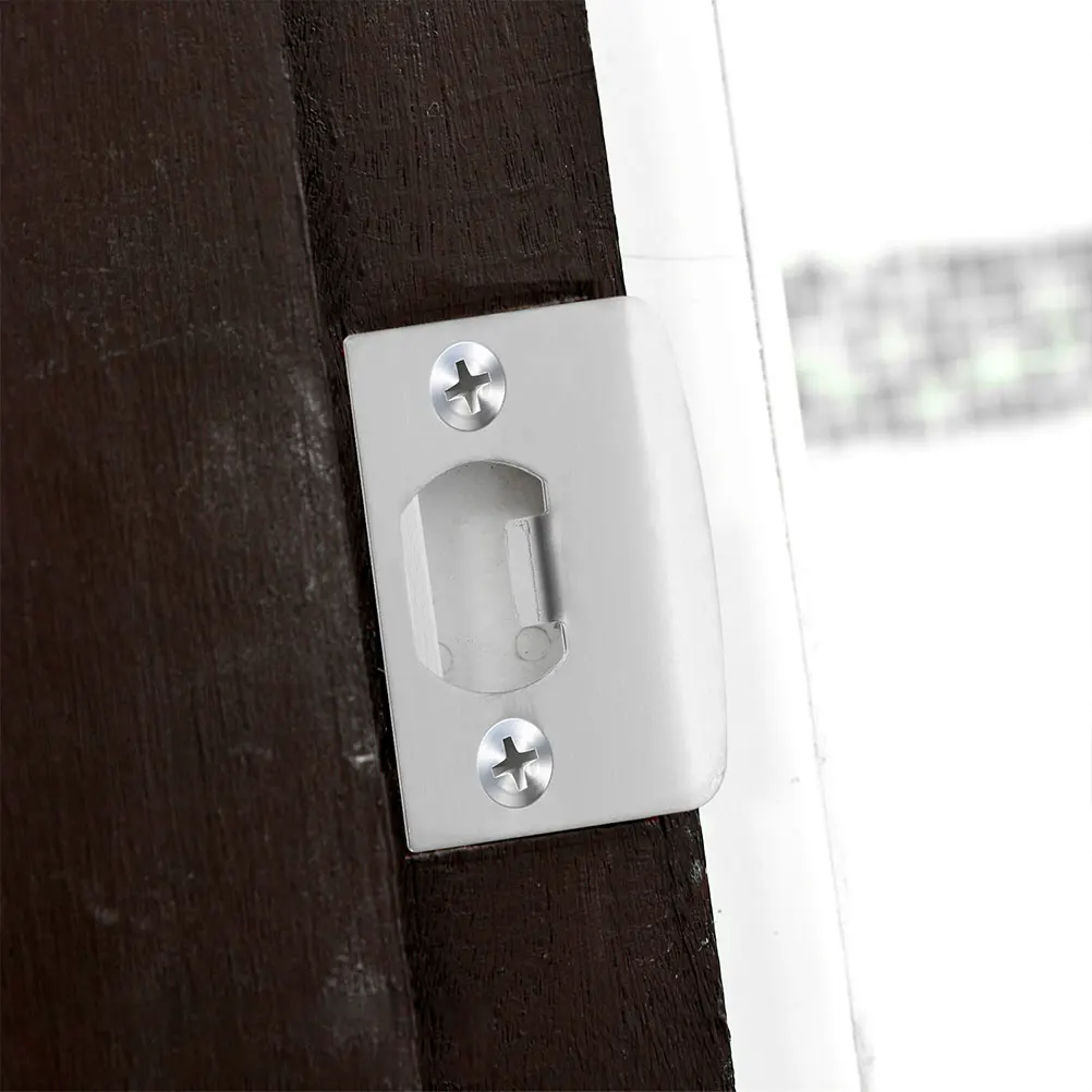 2Pcs Lock Tongue Buckle 1-5/8Inch Stainless Steel Door Accessories Deadbolt Strike Plate Hole Cover Reinforcement Kit Swing
2Pcs Lock Tongue Buckle 1-5/8Inch Stainless Steel Door Accessories Deadbolt Strike Plate Hole Cover Reinforcement Kit Swing
