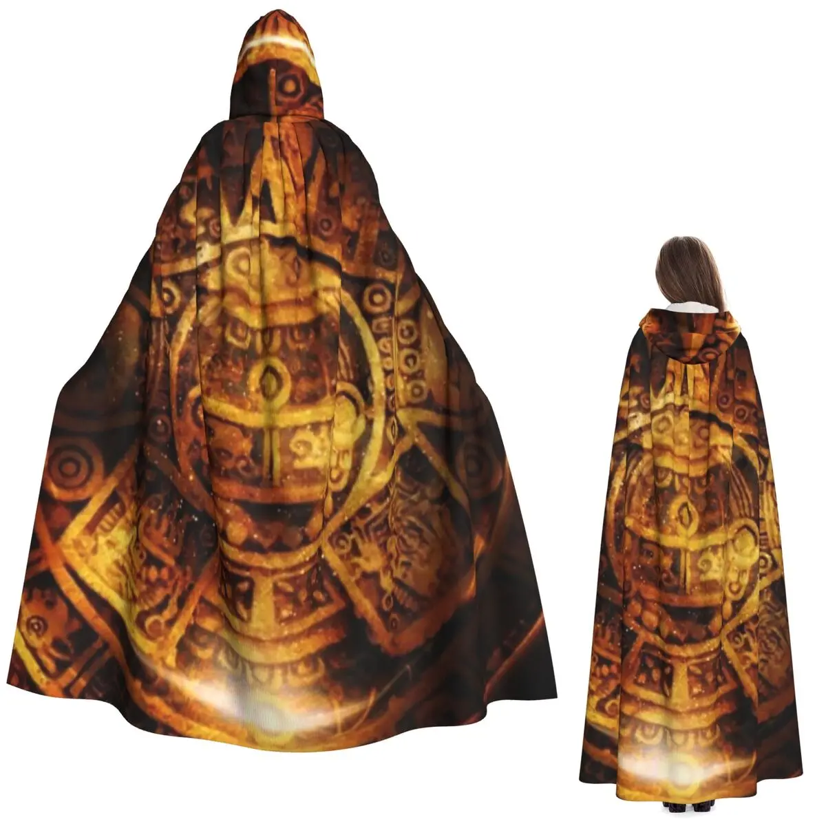 Long Hooded Cloak Witch Medieval Costume Cosplay Cape HalloweenCoat Adult Unisex
Long Hooded Cloak Witch Medieval Costume Cosplay Cape HalloweenCoat Adult Unisex