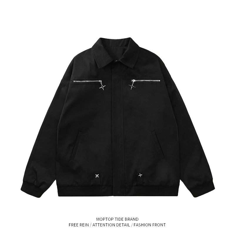 Мужская рабочая куртка свободного кроя в американском ретро-стиле с воротником, уличный стиль, весна-осень, новинка, дышащий полиэстер-нейлон, комбинированная ткань
Мужская рабочая куртка свободного кроя в американском ретро-стиле с воротником, уличный стиль, весна-осень, новинка, дышащий полиэстер-нейлон, комбинированная ткань