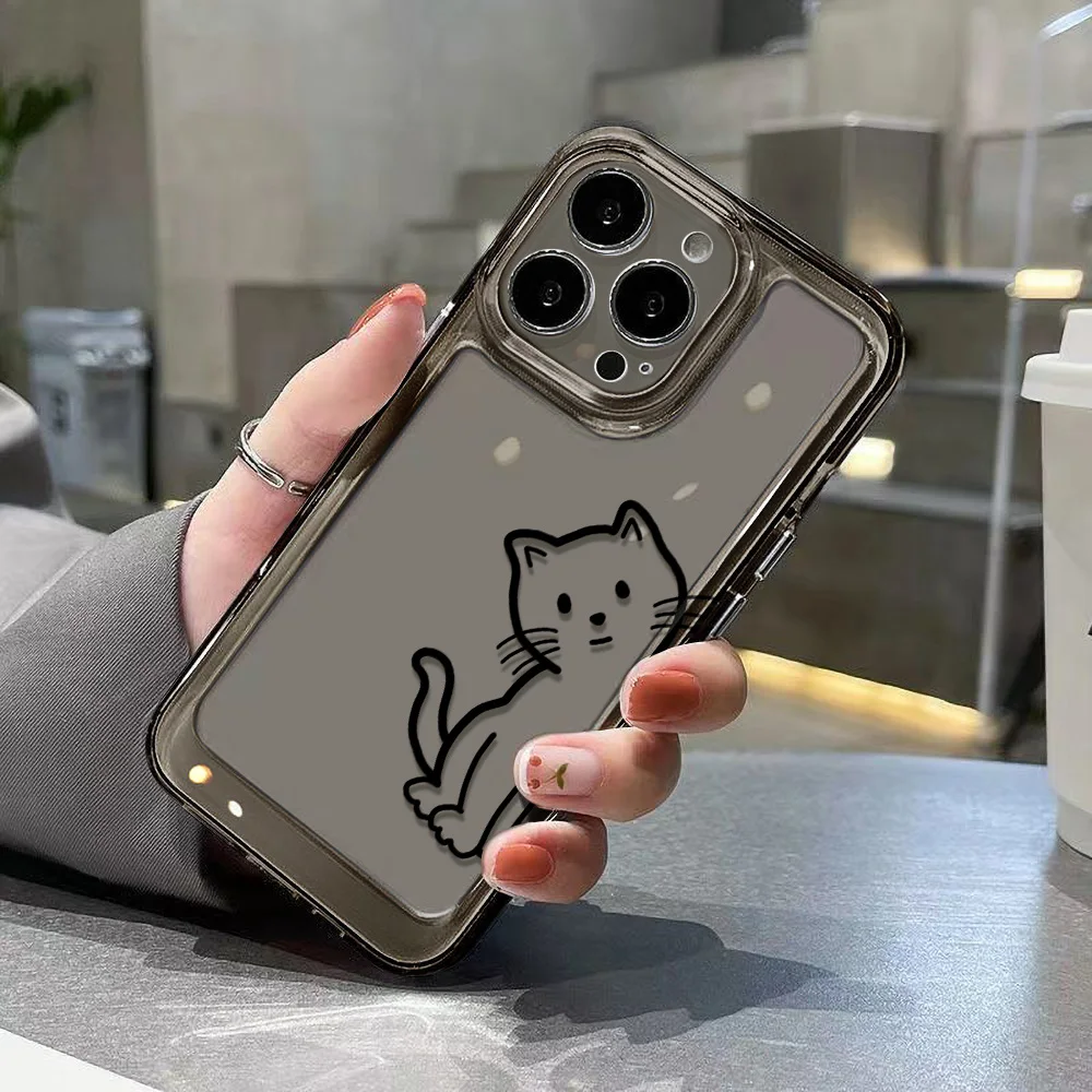 Transparent black Flower Phone Case for iPhone 17 16 15 14 13 12 11 ProMax 17Air X XS XR 7 8 Plus SE 2020 2022 Cases Soft Fundas
Transparent black Flower Phone Case for iPhone 17 16 15 14 13 12 11 ProMax 17Air X XS XR 7 8 Plus SE 2020 2022 Cases Soft Fundas