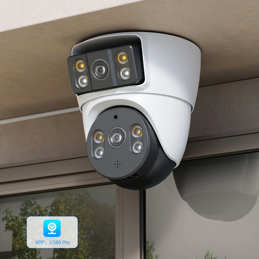 V380 Pro Dual Lens Camera PTZ 360 Night Vision Wireless Indoor Ceilling Mount 6MP HD V380 Max Security Camera
V380 Pro Dual Lens Camera PTZ 360 Night Vision Wireless Indoor Ceilling Mount 6MP HD V380 Max Security Camera