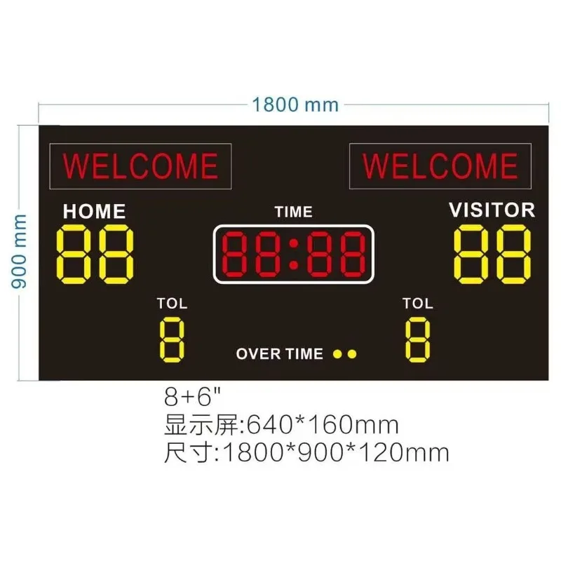 Football Scoreboard Record Date Electronic Led Portable Basketball Football Scoreboard From China Sports Equipment Hot Sale
Football Scoreboard Record Date Electronic Led Portable Basketball Football Scoreboard From China Sports Equipment Hot Sale