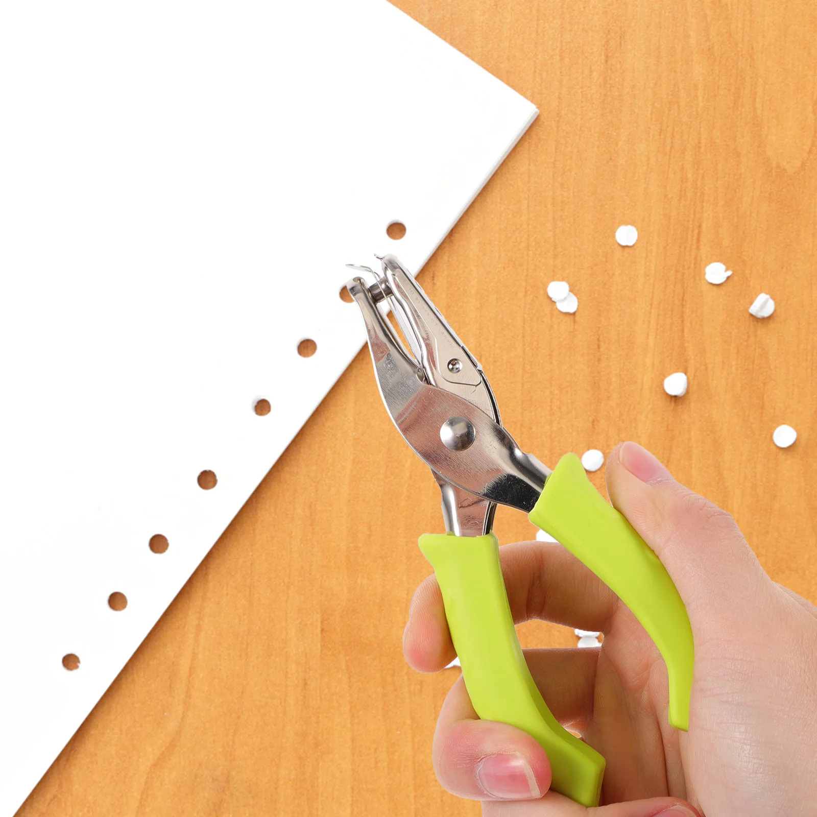 2pcs Metal Hole Puncher Paper Punches 6MM Small Punching Machine Aluminum Alloy Office Handheld Card Durable Craft Tool Storage
2pcs Metal Hole Puncher Paper Punches 6MM Small Punching Machine Aluminum Alloy Office Handheld Card Durable Craft Tool Storage