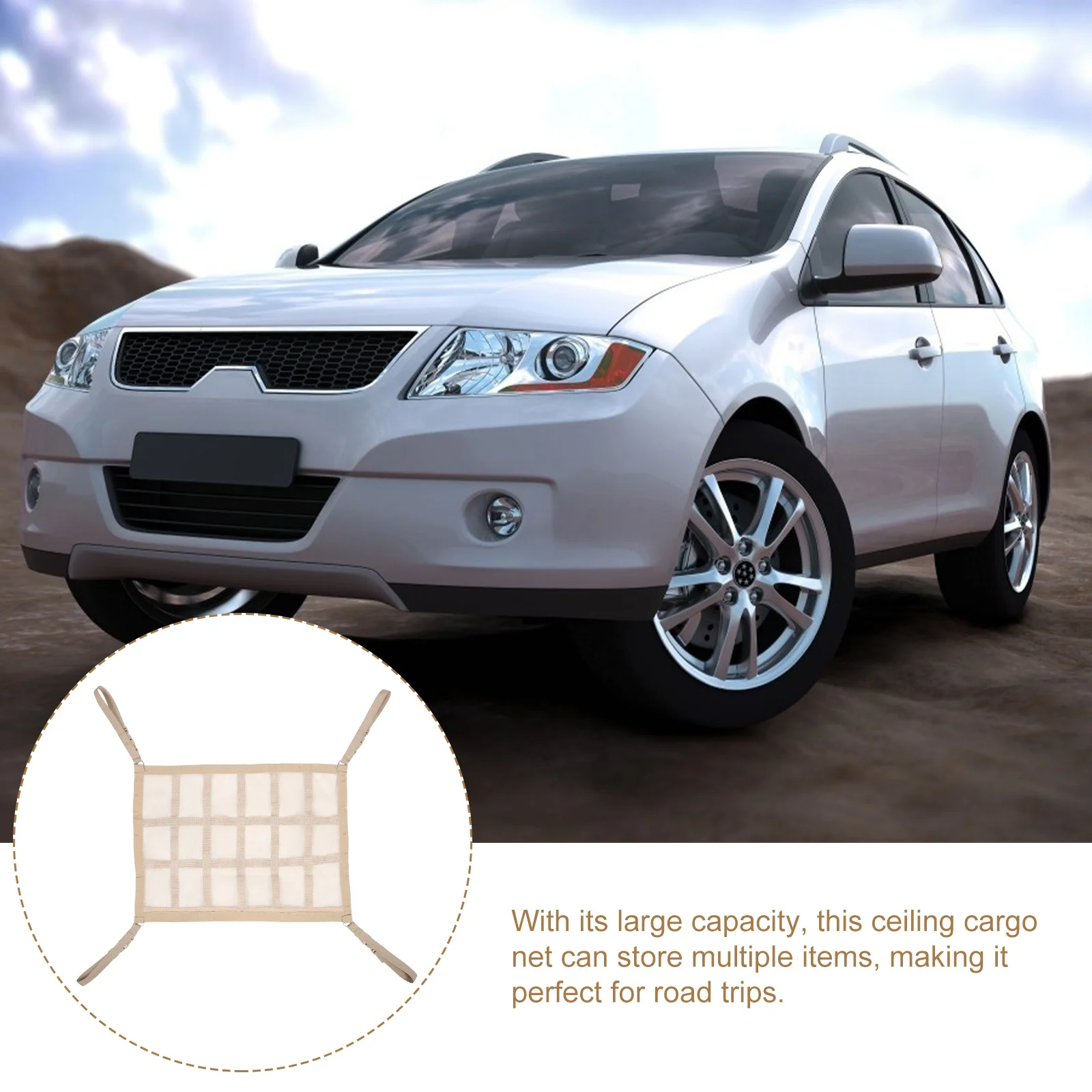 Car Ceiling Cargo Net Non-Woven Fabric Large Space Car Interior Roof Storage Net for Suv Camping Accessories Suv Accessories
Car Ceiling Cargo Net Non-Woven Fabric Large Space Car Interior Roof Storage Net for Suv Camping Accessories Suv Accessories