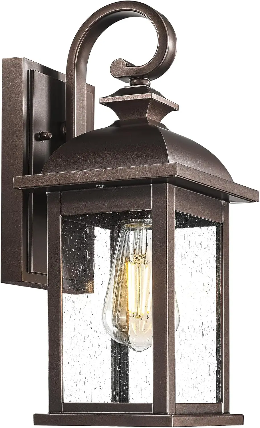 Outdoor Wall Lantern Oil Rubbed Bronze with Seeded Glass, Exterior Light Sconce for Front Porch Garage Patio House
Outdoor Wall Lantern Oil Rubbed Bronze with Seeded Glass, Exterior Light Sconce for Front Porch Garage Patio House