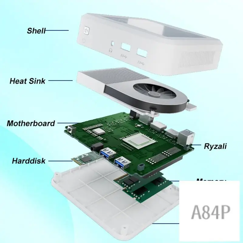 For AMD Ryzen 3 2200U Up To 65W Mini PC DDR4 NVME SSD Wifi5 BT 4.2 Gaming Computer RX Vega 10 Graphices
For AMD Ryzen 3 2200U Up To 65W Mini PC DDR4 NVME SSD Wifi5 BT 4.2 Gaming Computer RX Vega 10 Graphices