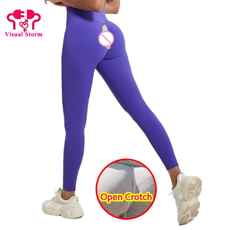 Sporty Women Open Crotch Sexy Leggings Invisible Zipper Panties Push Up Fitness Elastic Crotchless Pants Apparel Yoga Pants
Sporty Women Open Crotch Sexy Leggings Invisible Zipper Panties Push Up Fitness Elastic Crotchless Pants Apparel Yoga Pants