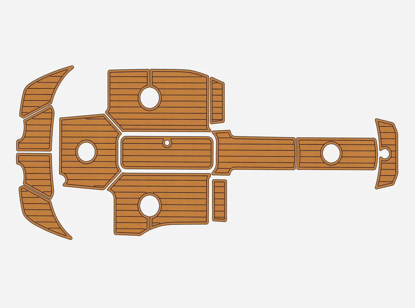 2008-2012 Sea Doo 230 Challenger 1/4 "6 мм Eva искусственная палуба из тикового дерева рыбацкая лодка мотоциклетные болит-скользящий коврик морской пол
2008-2012 Sea Doo 230 Challenger 1/4 "6 мм Eva искусственная палуба из тикового дерева рыбацкая лодка мотоциклетные болит-скользящий коврик морской пол