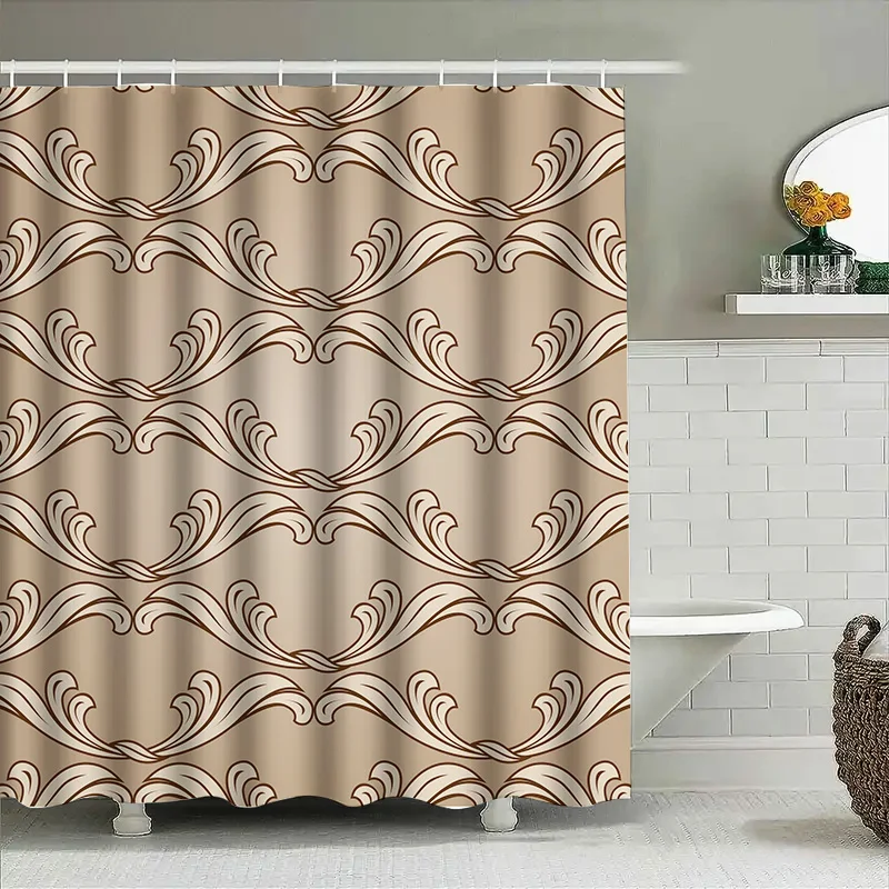 Luxury Baroque Style Shower Curtain Waterproof Bathroom Decor Bath Liner Modern Home Decoration Printing Fabric curtain 240*185c
Luxury Baroque Style Shower Curtain Waterproof Bathroom Decor Bath Liner Modern Home Decoration Printing Fabric curtain 240*185c