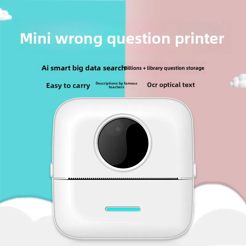 Printer Portable Mini Wrong Question Student Pocket Wrong Question Label Photo Bluetooth Thermal Printer
Printer Portable Mini Wrong Question Student Pocket Wrong Question Label Photo Bluetooth Thermal Printer