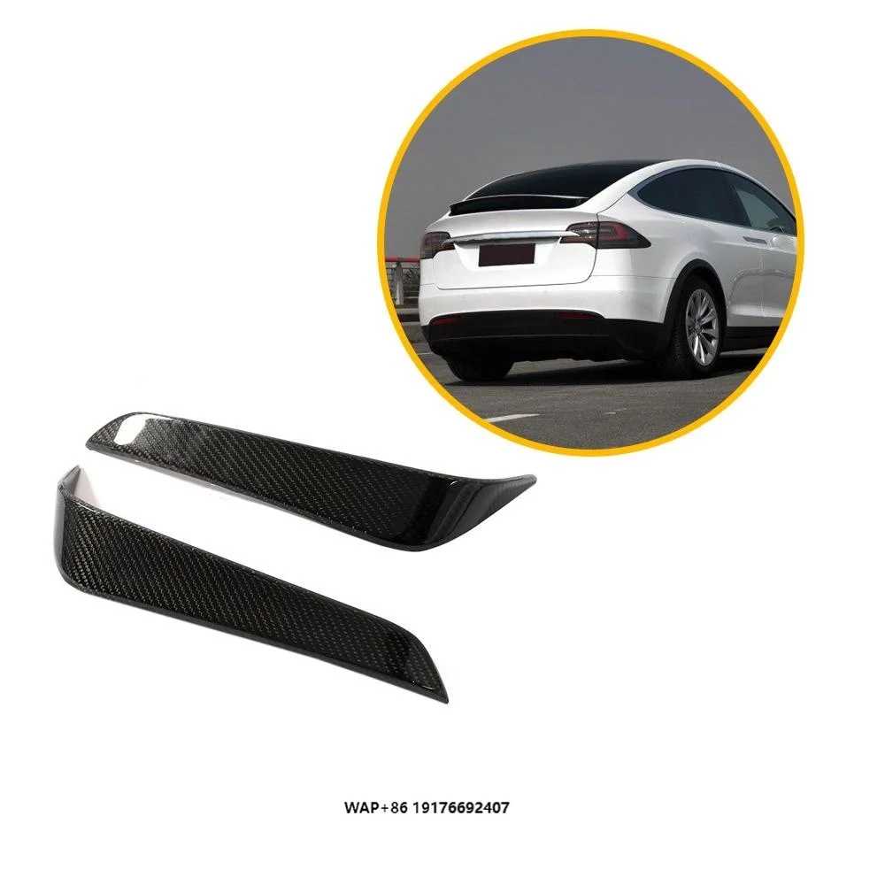 Carbon Fiber Rear Canards Trims Fins forTesla Model X 75D 90D P90D 100D P100D 2016 2018
Carbon Fiber Rear Canards Trims Fins forTesla Model X 75D 90D P90D 100D P100D 2016 2018