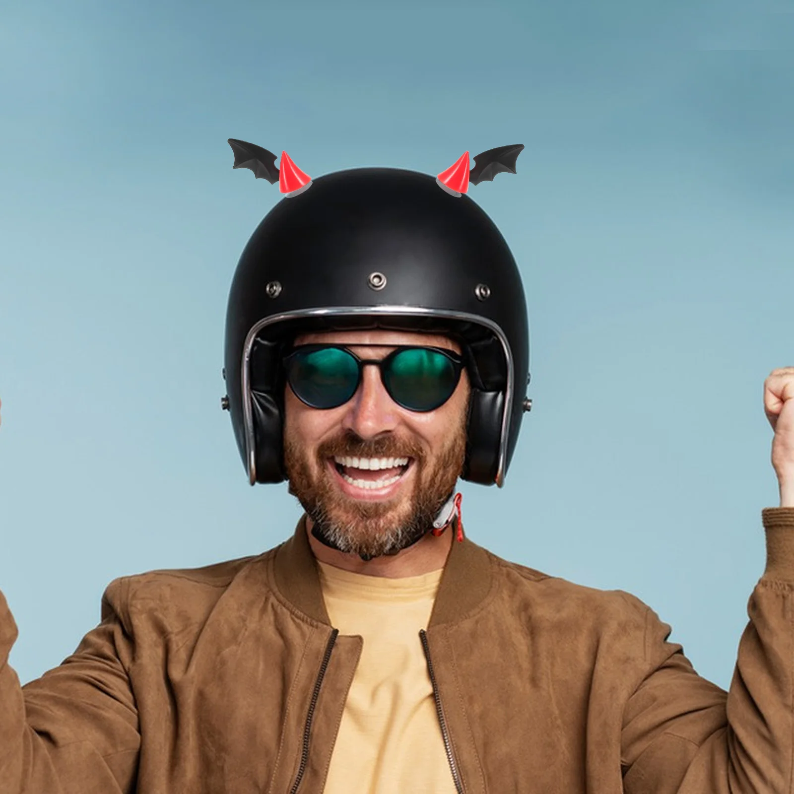 4pcs Devil Horns Wings Decoration Cat Ears Suction Cup Attachments For Motorcycle Bicycle Ride Accessories 
4pcs Devil Horns Wings Decoration Cat Ears Suction Cup Attachments For Motorcycle Bicycle Ride Accessories