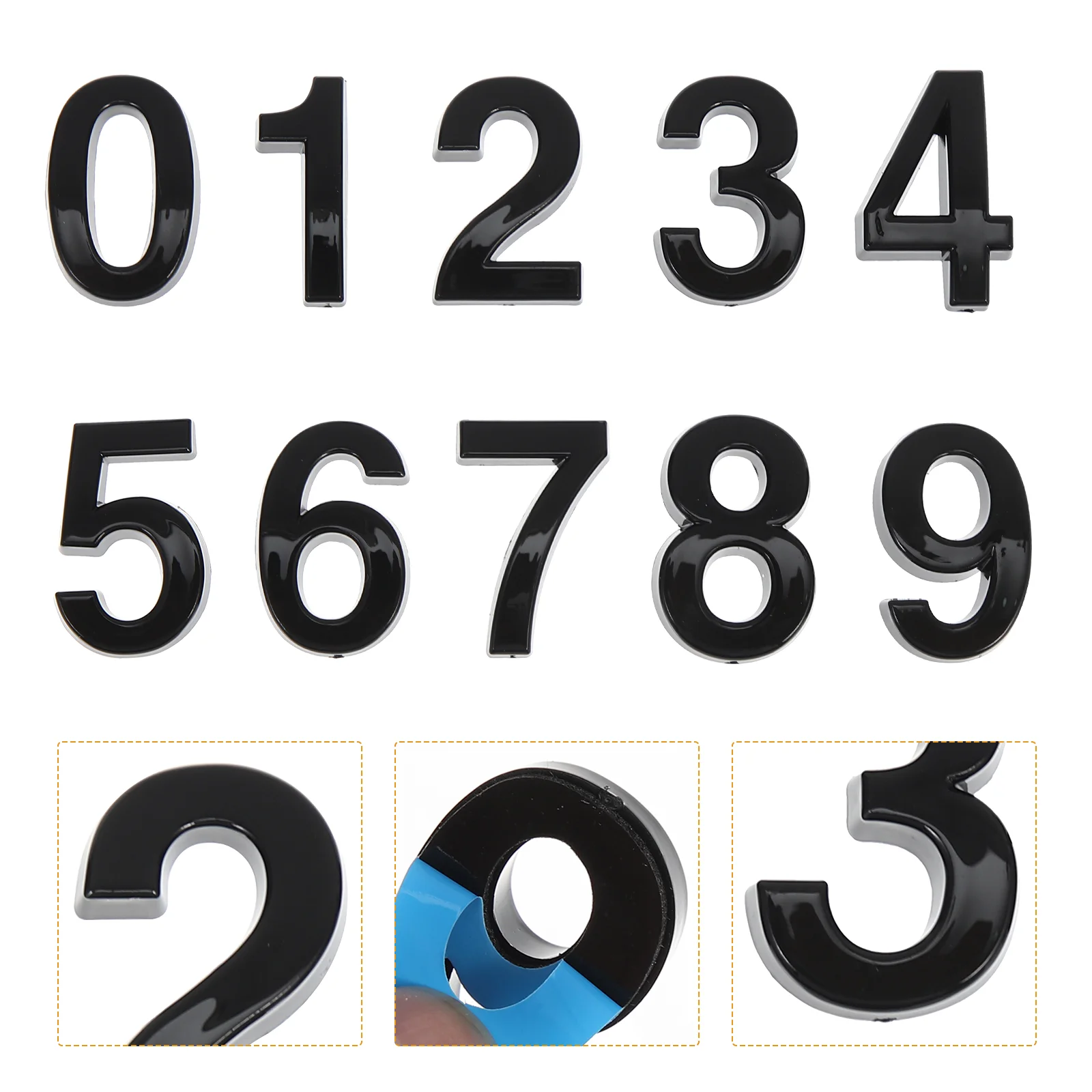 Number Door Supply Replaceable Numbers Clock Multi-function Accessory Mailbox Self-adhesive
Number Door Supply Replaceable Numbers Clock Multi-function Accessory Mailbox Self-adhesive