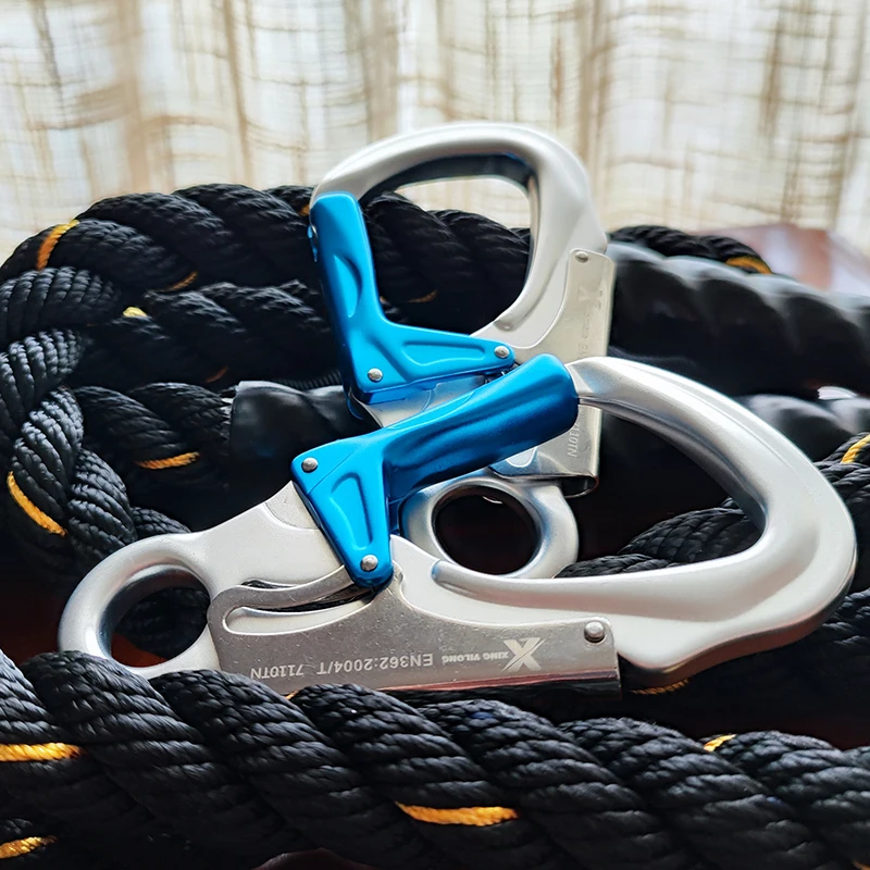 Rock Climbing Carabiner 35KN Auto-Lock Mountaineering Downhill D-shape Climbing Buckle Heavy Duty Safty Locking Snap Equipment
Rock Climbing Carabiner 35KN Auto-Lock Mountaineering Downhill D-shape Climbing Buckle Heavy Duty Safty Locking Snap Equipment