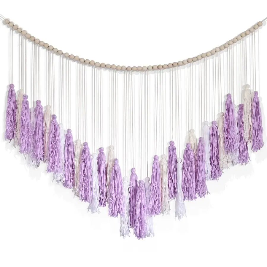 Настенная подвеска в стиле макраме, большая фиолетовая хлопковая гирлянда с кисточками, красочный декор на день рождения, фон для вечеринки, рождественский декор для спальни, медсестры
Настенная подвеска в стиле макраме, большая фиолетовая хлопковая гирлянда с кисточками, красочный декор на день рождения, фон для вечеринки, рождественский декор для спальни, медсестры