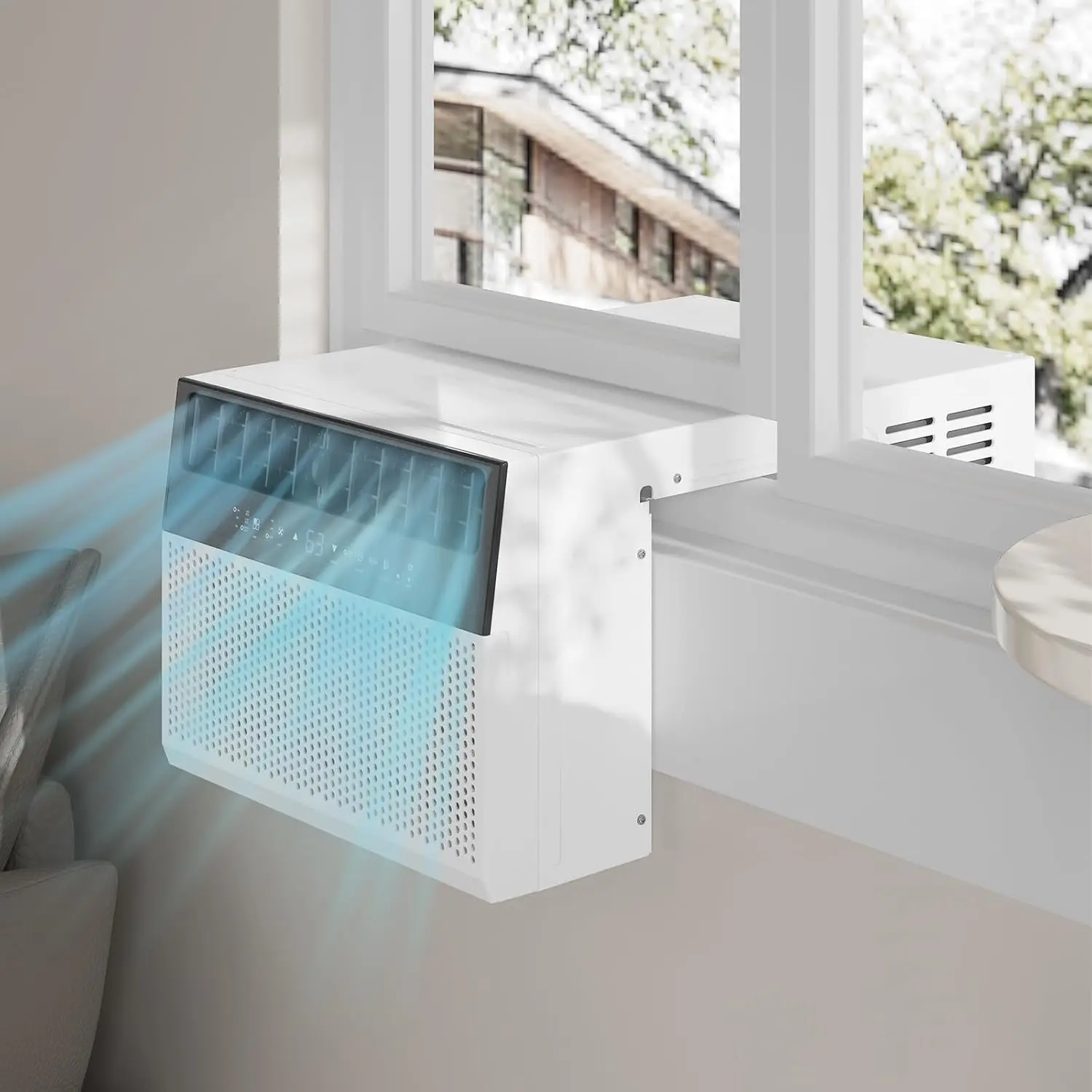 Garvee 6000 BTU U-Shaped Window Air Conditioner with WiFi, Ultra Quiet Saddle Window AC Unit with App Control, 3-in-1 Cooling Fan Dehumidifier for Rooms Up to 300 Sq. ft
Garvee 6000 BTU U-Shaped Window Air Conditioner with WiFi, Ultra Quiet Saddle Window AC Unit with App Control, 3-in-1 Cooling Fan Dehumidifier for Rooms Up to 300 Sq. ft