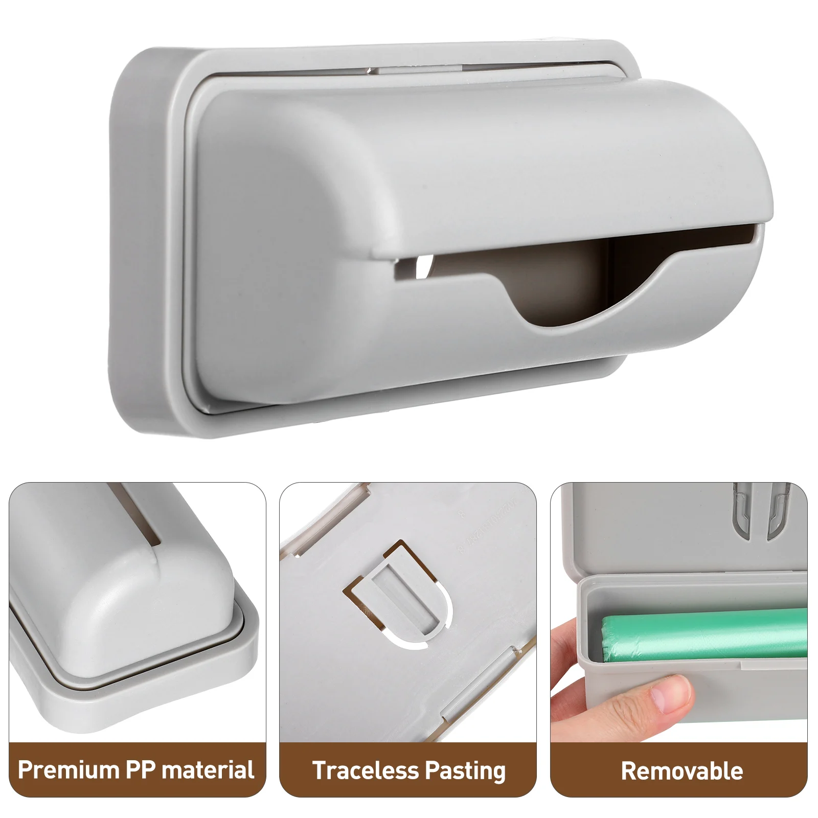 3 pcs Garbage Bag Storage Box Wall Mount Trash Container Plastic Holder Kitchen Bathroom Easy Clean Large Opening PP Material
3 pcs Garbage Bag Storage Box Wall Mount Trash Container Plastic Holder Kitchen Bathroom Easy Clean Large Opening PP Material