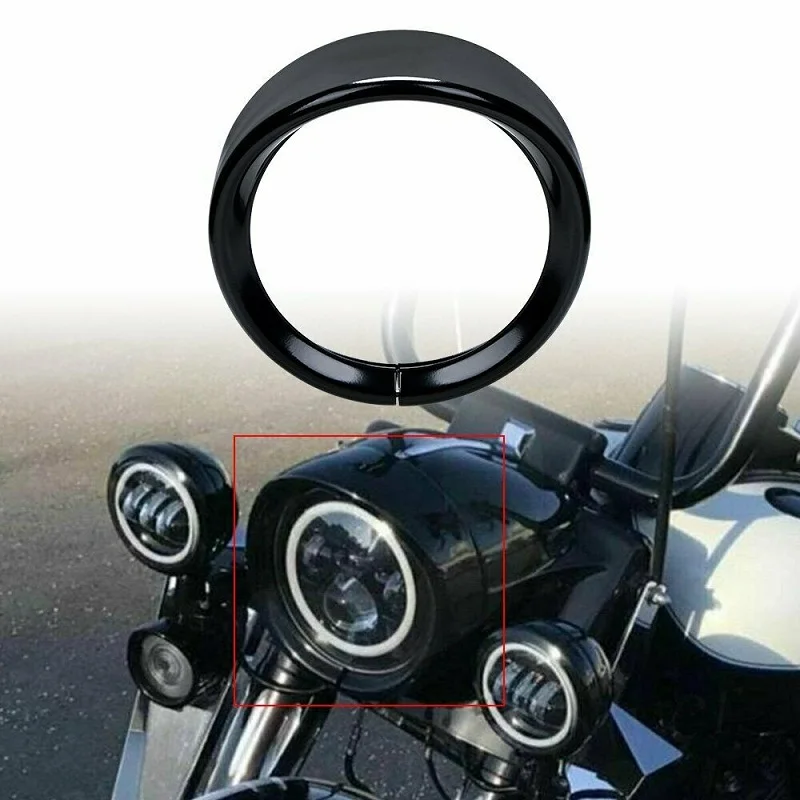 Motorcycle 7" Headlight Lamp Bezel Trim Ring Black/Chrome For Harley Touring CVO Dyna FLHTC
Motorcycle 7" Headlight Lamp Bezel Trim Ring Black/Chrome For Harley Touring CVO Dyna FLHTC