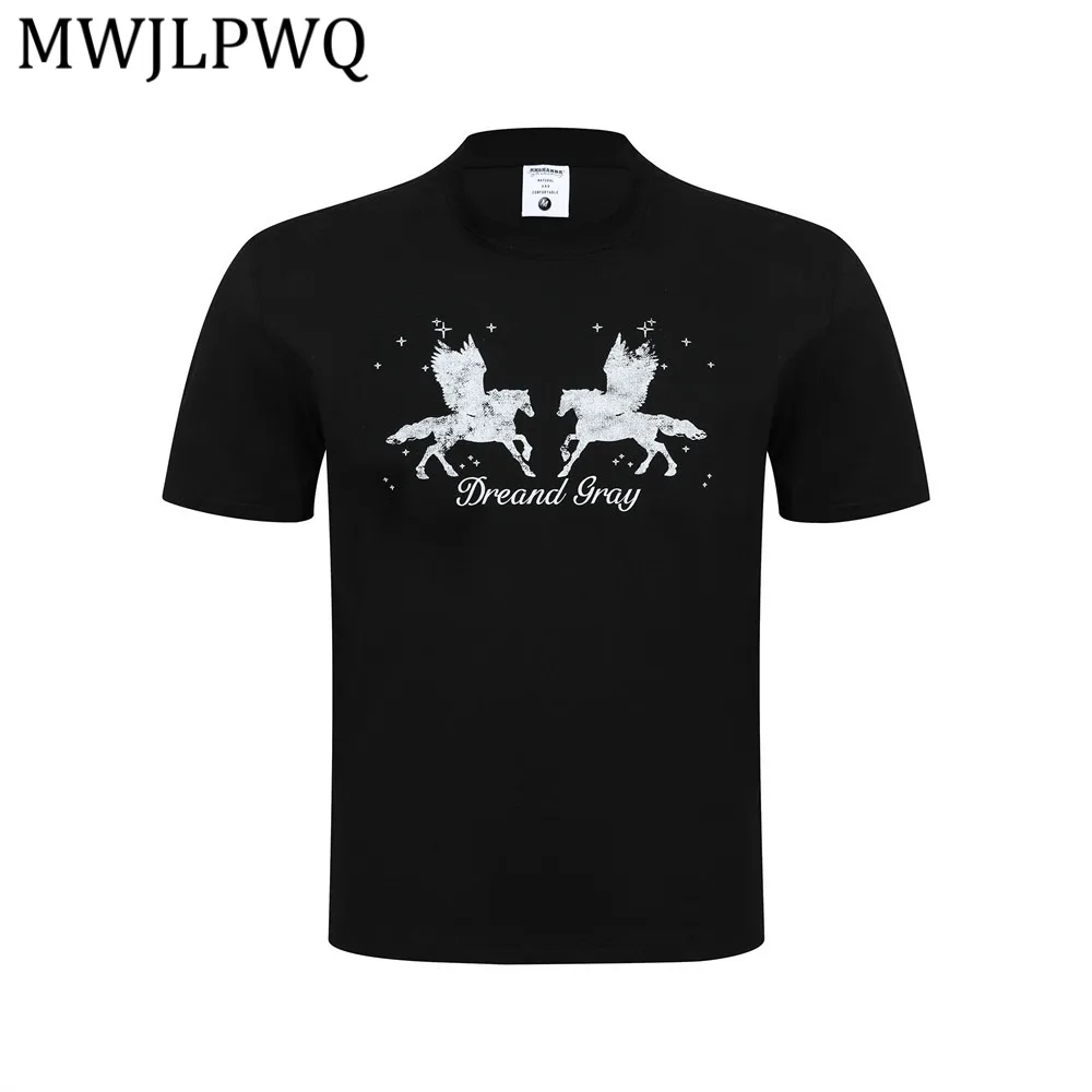 MWJLPWQ Print Design Casual Short T-Shirt Summer Men's Casual Round Neck Tops Ins American Street Style Half Sleeve Tee 16578
MWJLPWQ Print Design Casual Short T-Shirt Summer Men's Casual Round Neck Tops Ins American Street Style Half Sleeve Tee 16578