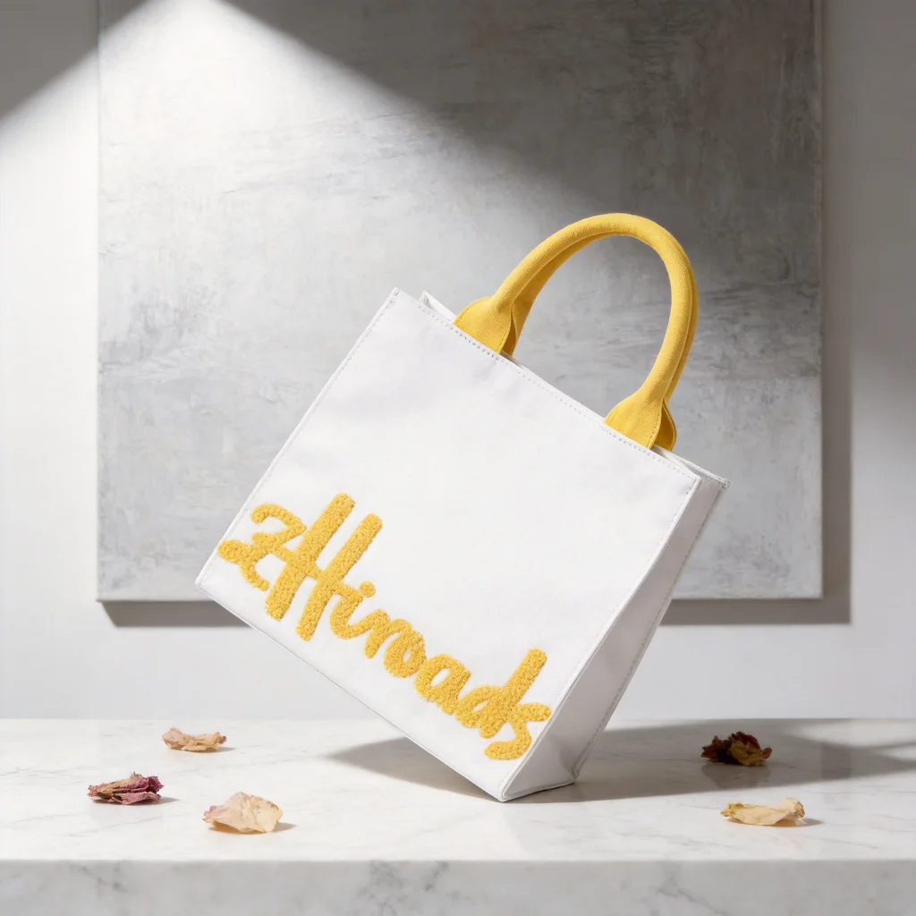 ZHiroads Cotton Tote Bag Women Towel Embroidery Logo Handbag Casual White Yellow Contrast Color Reusable Shopping Bag
ZHiroads Cotton Tote Bag Women Towel Embroidery Logo Handbag Casual White Yellow Contrast Color Reusable Shopping Bag