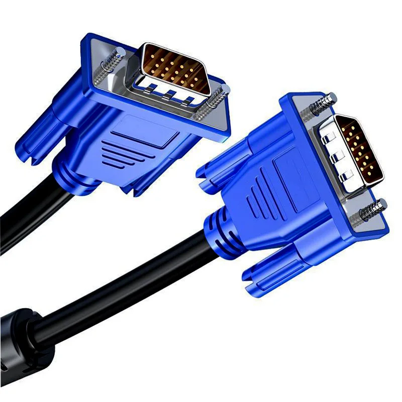 VGA 4 5 Cable Male To Male High Definition Computer Projector Monitor Video Data Cable With Magnetic Ring
VGA 4 5 Cable Male To Male High Definition Computer Projector Monitor Video Data Cable With Magnetic Ring