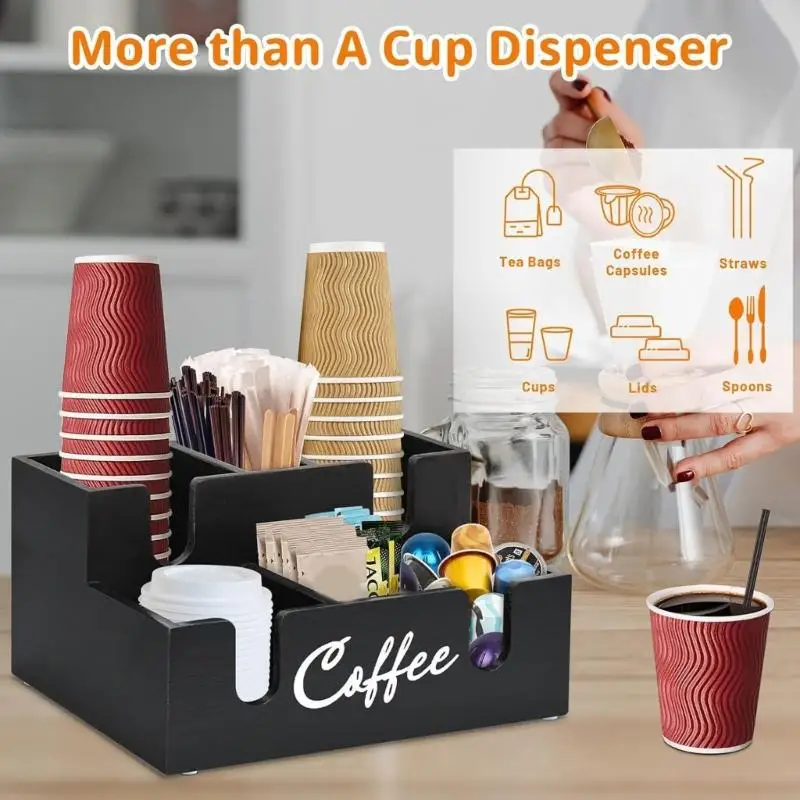 Wooden Coffee Pods Organizers With 6 Spacious Compartments And Sloped Designs For Easy Access B03E
Wooden Coffee Pods Organizers With 6 Spacious Compartments And Sloped Designs For Easy Access B03E