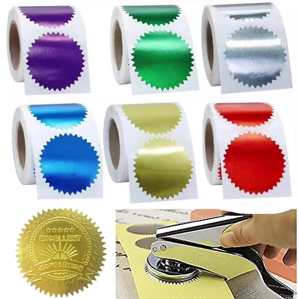 50mm 250pcs Certificate Gear Seal Steel Embossed Sticker for Metal Stamp Self adhesive Label Scrapbooking GIFT
50mm 250pcs Certificate Gear Seal Steel Embossed Sticker for Metal Stamp Self adhesive Label Scrapbooking GIFT