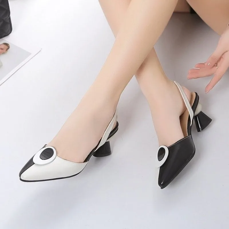 Baotou Half-soled Sandals - 2026 Summer New Style Women's Outerwear Comfortable High-heeled Sandals
Baotou Half-soled Sandals - 2026 Summer New Style Women's Outerwear Comfortable High-heeled Sandals