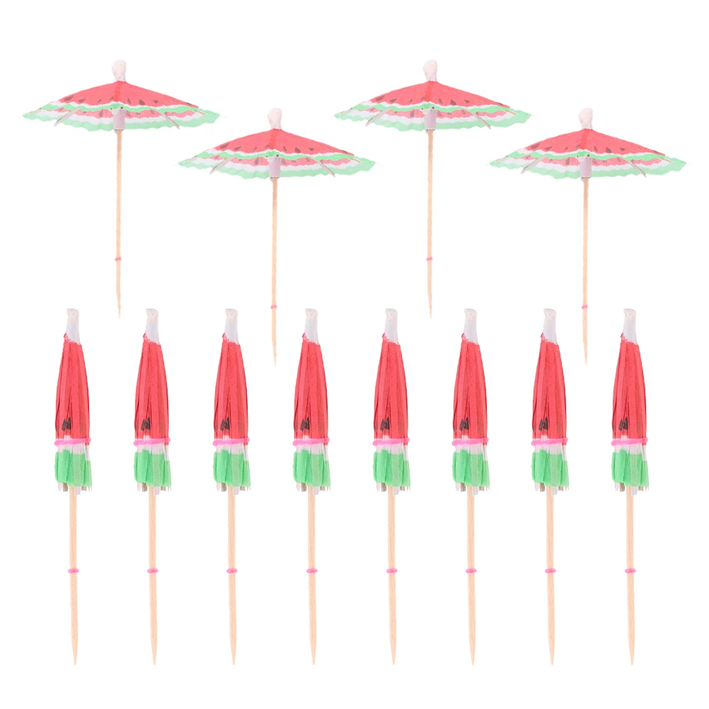 150 Pcs Watermelon Umbrella Toothpicks Decorative Bamboo Drink Sticks Party Buffet Wedding Anniversary Bar
150 Pcs Watermelon Umbrella Toothpicks Decorative Bamboo Drink Sticks Party Buffet Wedding Anniversary Bar