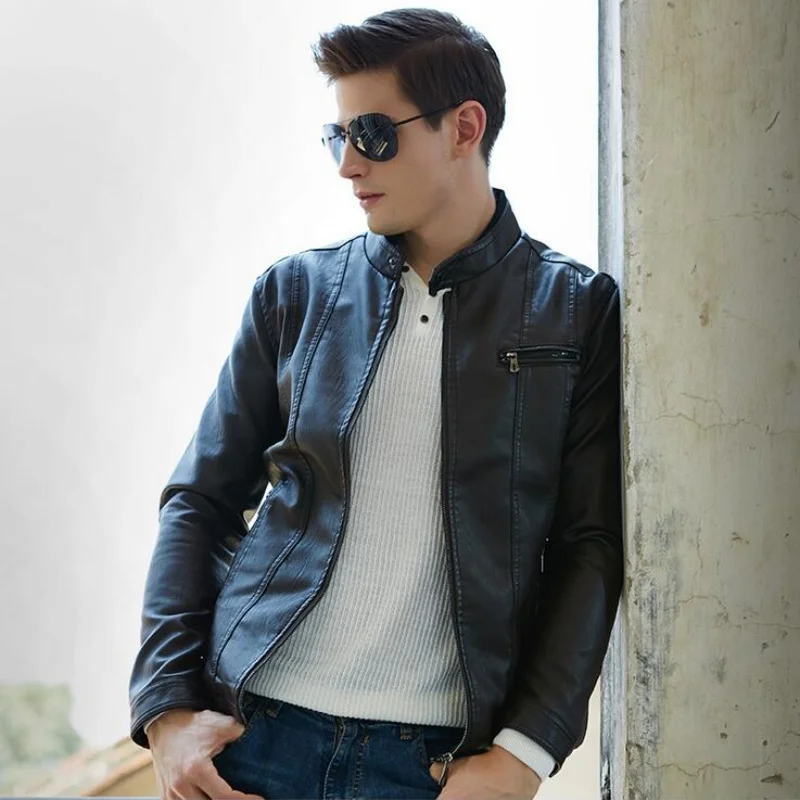 Classic Style Motorcycling PU Leather Jacket Mens Motor Faux Fur Coat Men Clothing
Classic Style Motorcycling PU Leather Jacket Mens Motor Faux Fur Coat Men Clothing