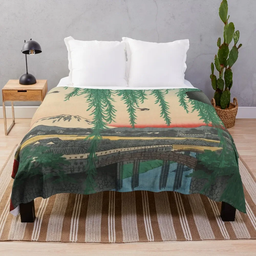 Mount Fuji from Yatsumi Bridge Ukiyo-e Japanese Art Throw Blanket Travel Quilt wednesday Blankets
Mount Fuji from Yatsumi Bridge Ukiyo-e Japanese Art Throw Blanket Travel Quilt wednesday Blankets