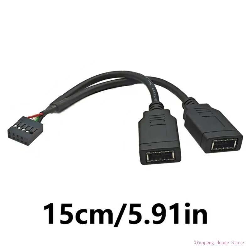 9PIN женский до 2xType E кабельный адаптер с портом переднего типа C неинтерференция 77JC
9PIN женский до 2xType E кабельный адаптер с портом переднего типа C неинтерференция 77JC
