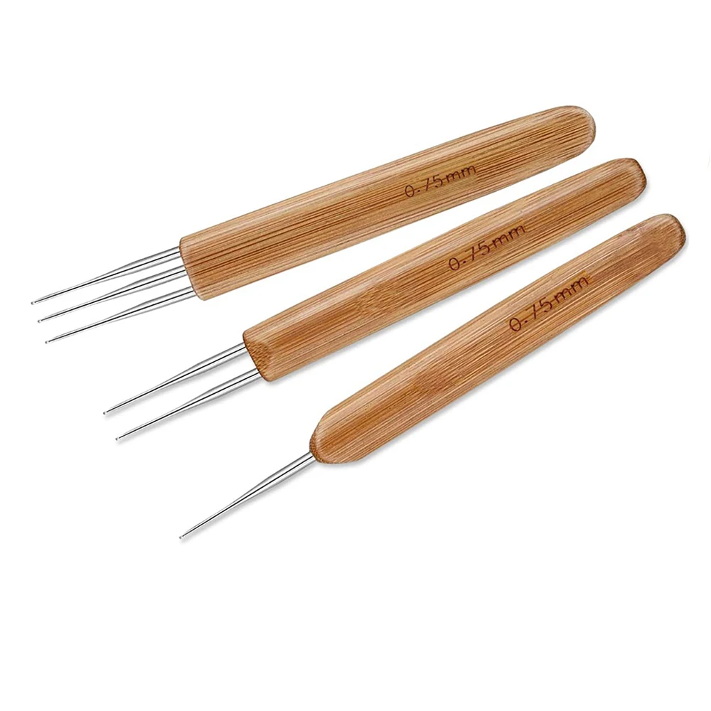 1Pc 0.5mm/0.75mm Dreadlock Crochet Hook Wood Crochet Needles Hair Dreadlocks Tool for Braid Craft
1Pc 0.5mm/0.75mm Dreadlock Crochet Hook Wood Crochet Needles Hair Dreadlocks Tool for Braid Craft